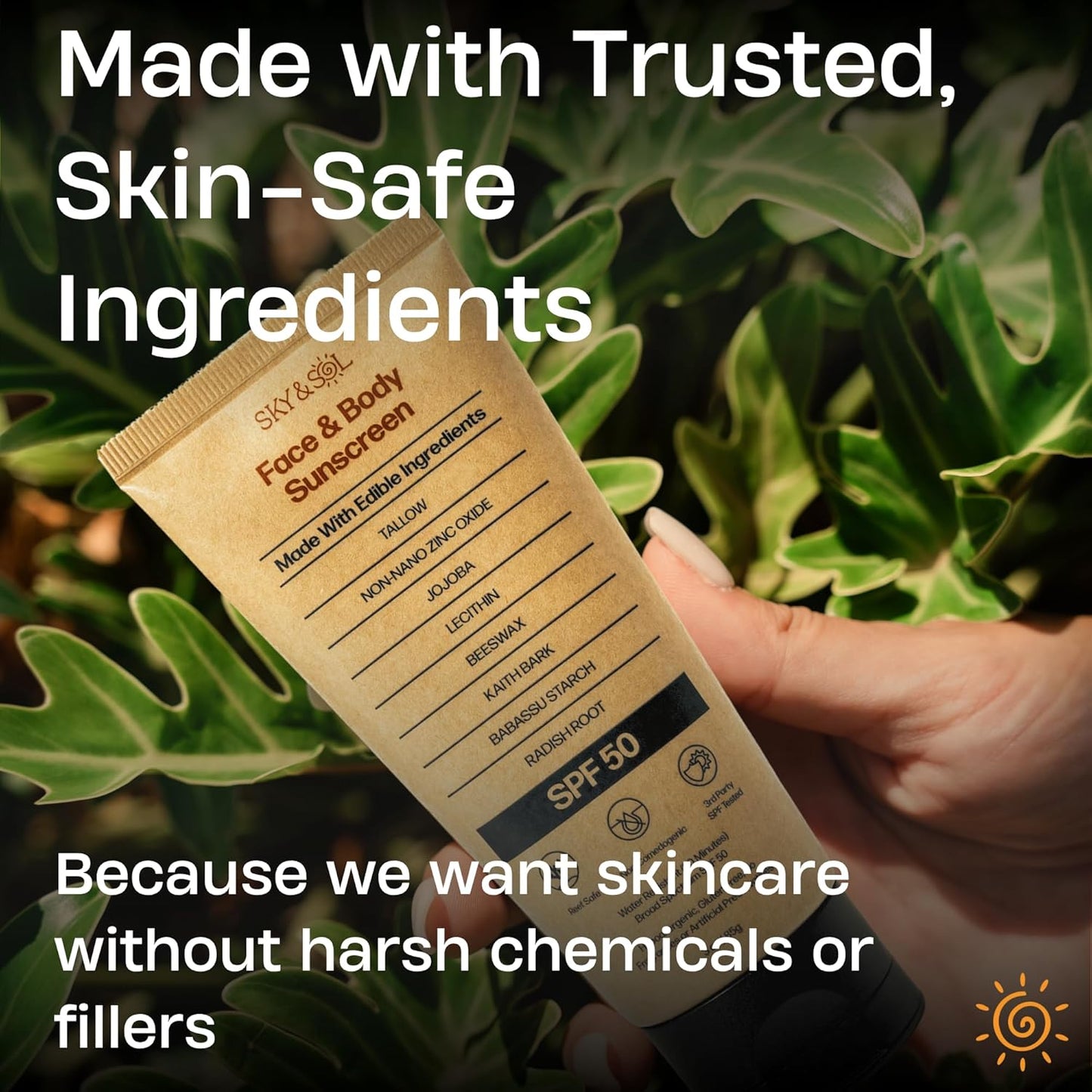 Sky and Sol Face and Body Sunscreen SPF 50